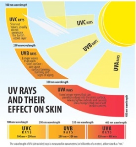 UV rays and their effect on skin